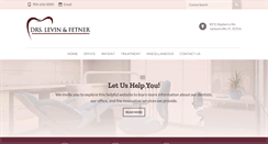 Desktop Screenshot of drslevinandfetner.com